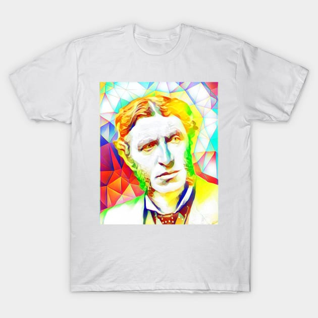 Matthew Arnold Colourful Portrait | Matthew Arnold Artwork 11 T-Shirt by JustLit